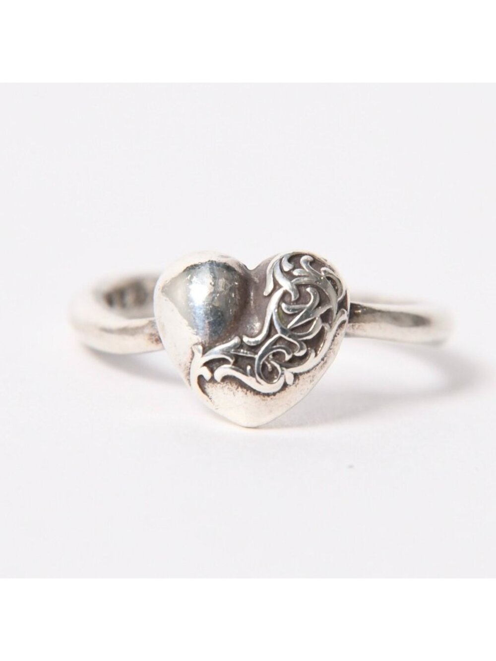 Chrome Hearts Ring Bubblegum Heart 925 Sterling Silver